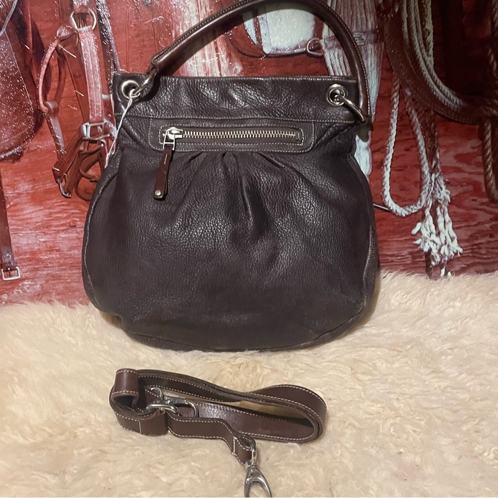 Roots Olivia brown leather bag # 91